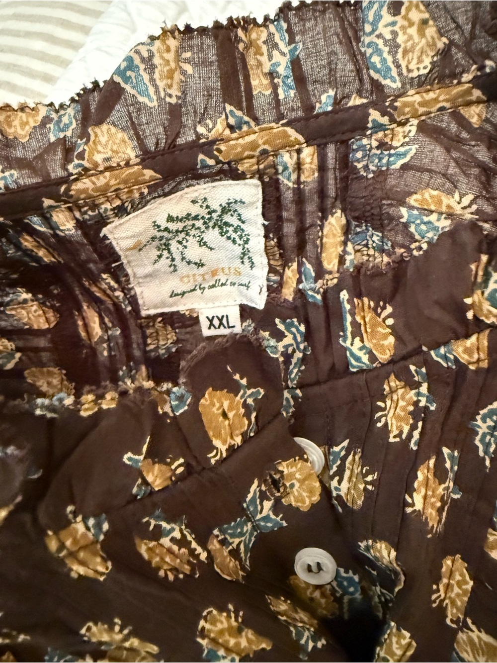 Citrus Flower Fields Mixed Print Dress - Picture 8 of 9